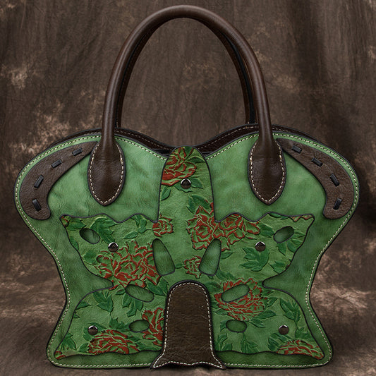 Facia's Fall Vintage Genuine Leather Women Handbag