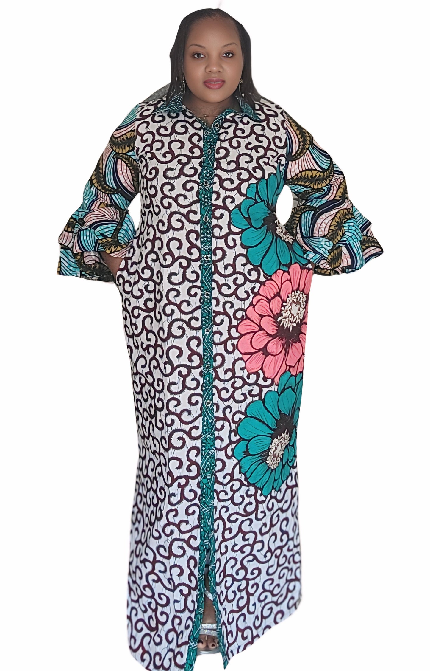 Desiree Fleur Ankara Dress