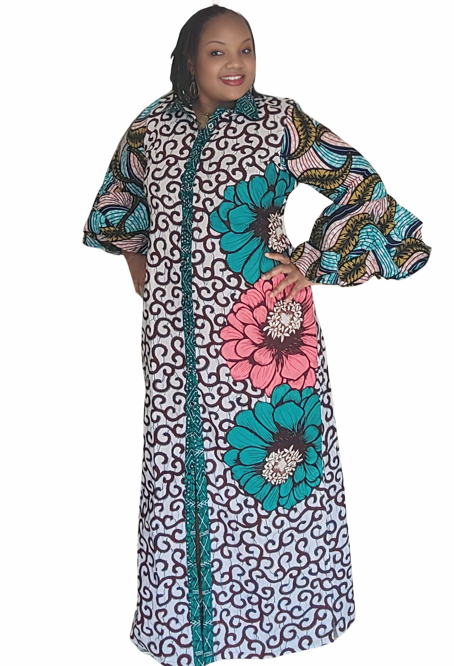 Desiree Fleur Ankara Dress
