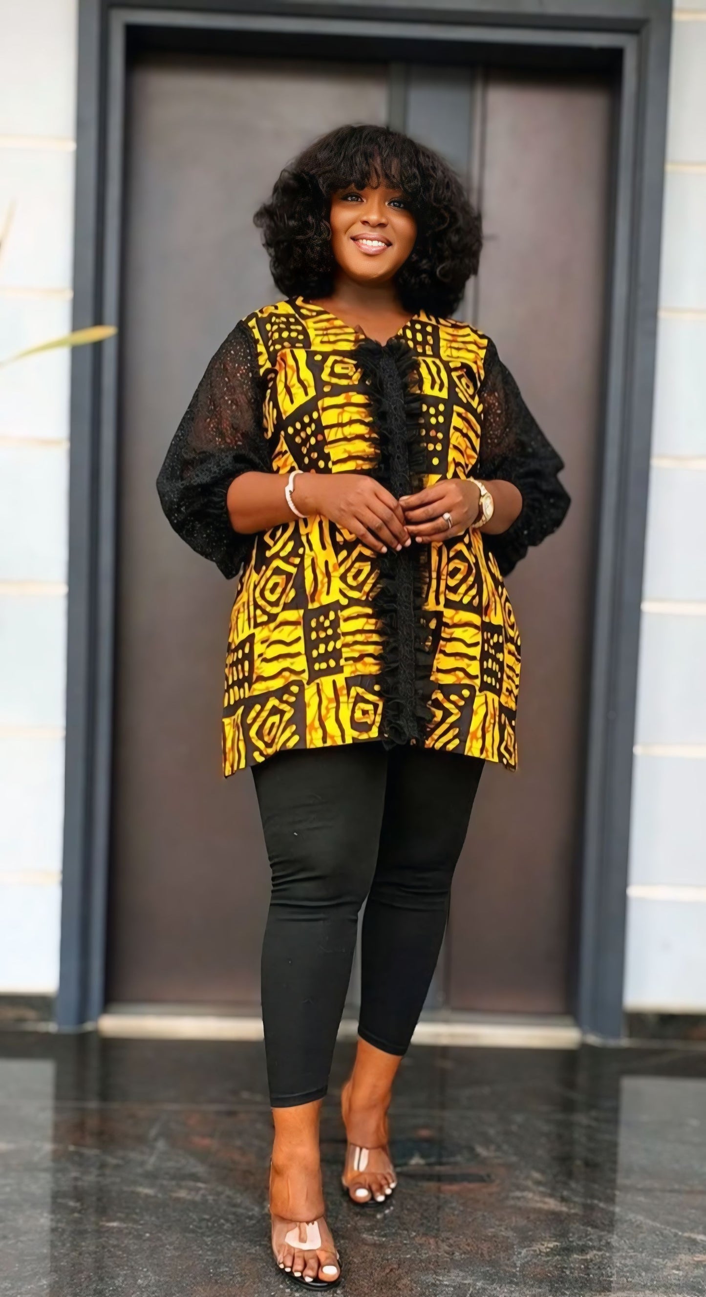Frannie's Vintage Ankara Top