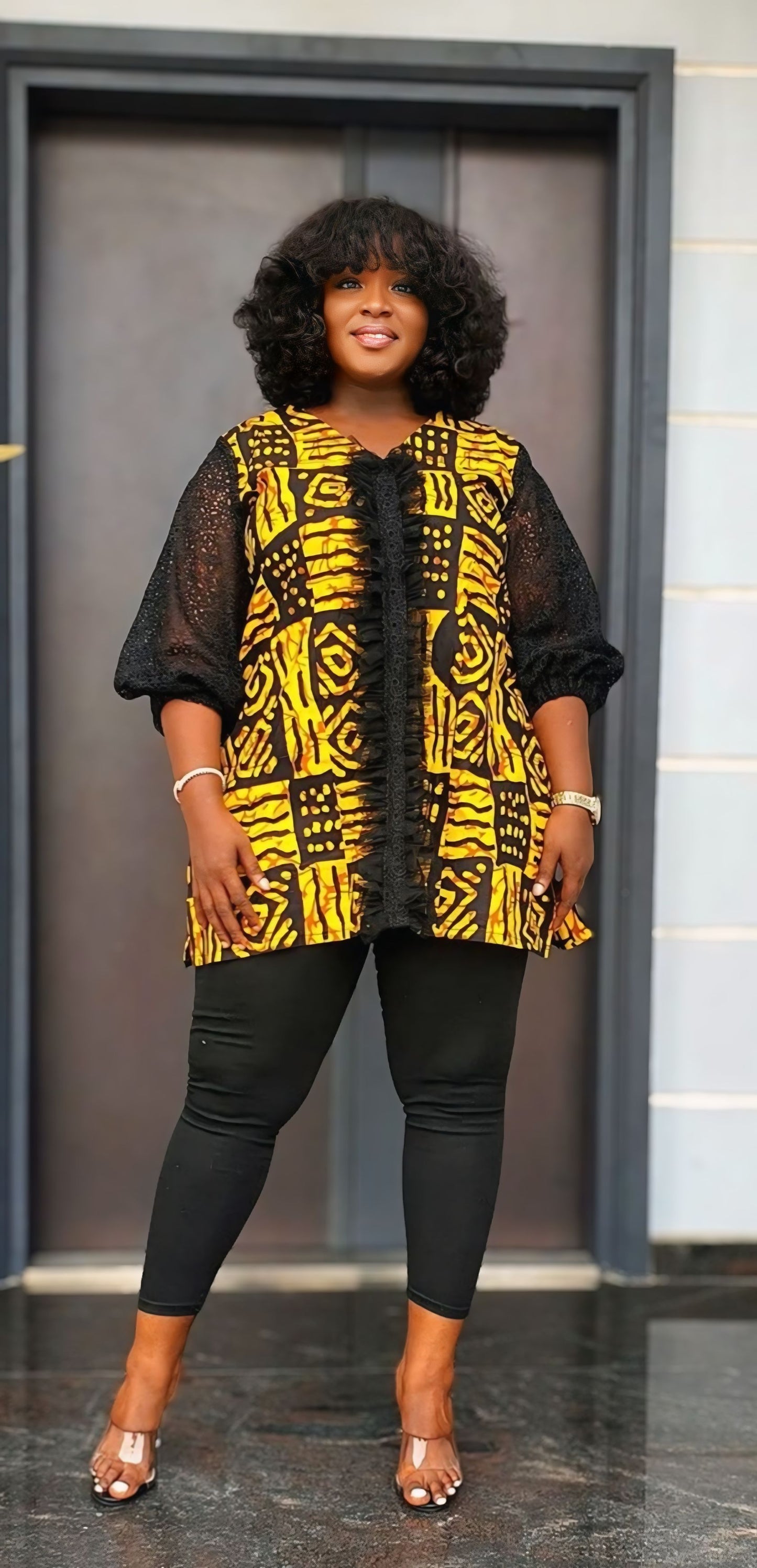 Frannie's Vintage Ankara Top