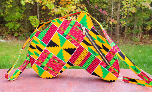Ankara Africa Map Bag, African Bags, Cross Body Bags, Handbags, Leather Bags, Sling Bags, Fabric Bags, Sisal Handbags,Handbags, Ankara Handbags.