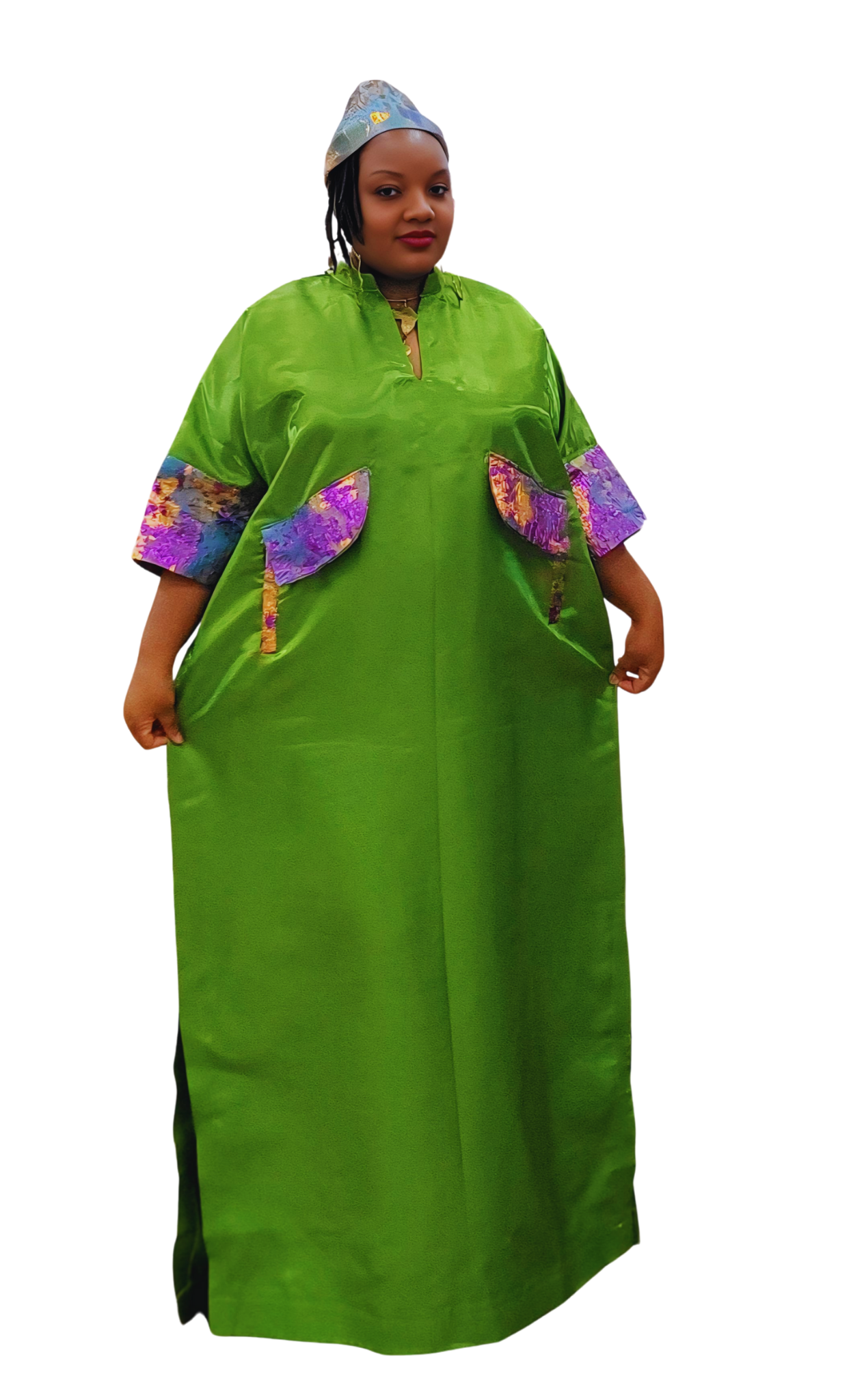 Casy's Duchess Silk Boubou -Color D