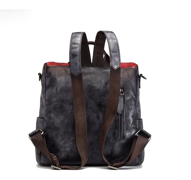 Yahden's Genuine Leather Backpack for Women-Style B