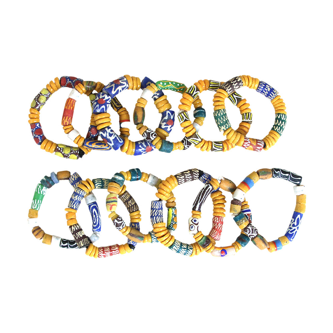 Yah's Glass Beads Bracelet