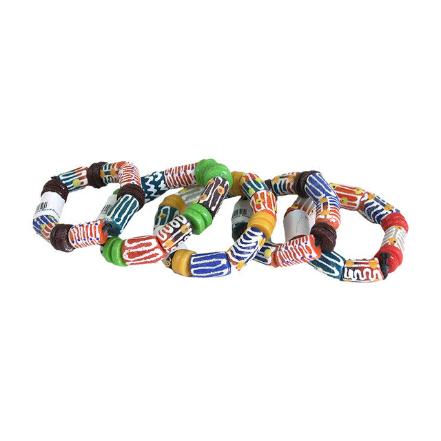 Afua's Glass Bead Bracelet XL
