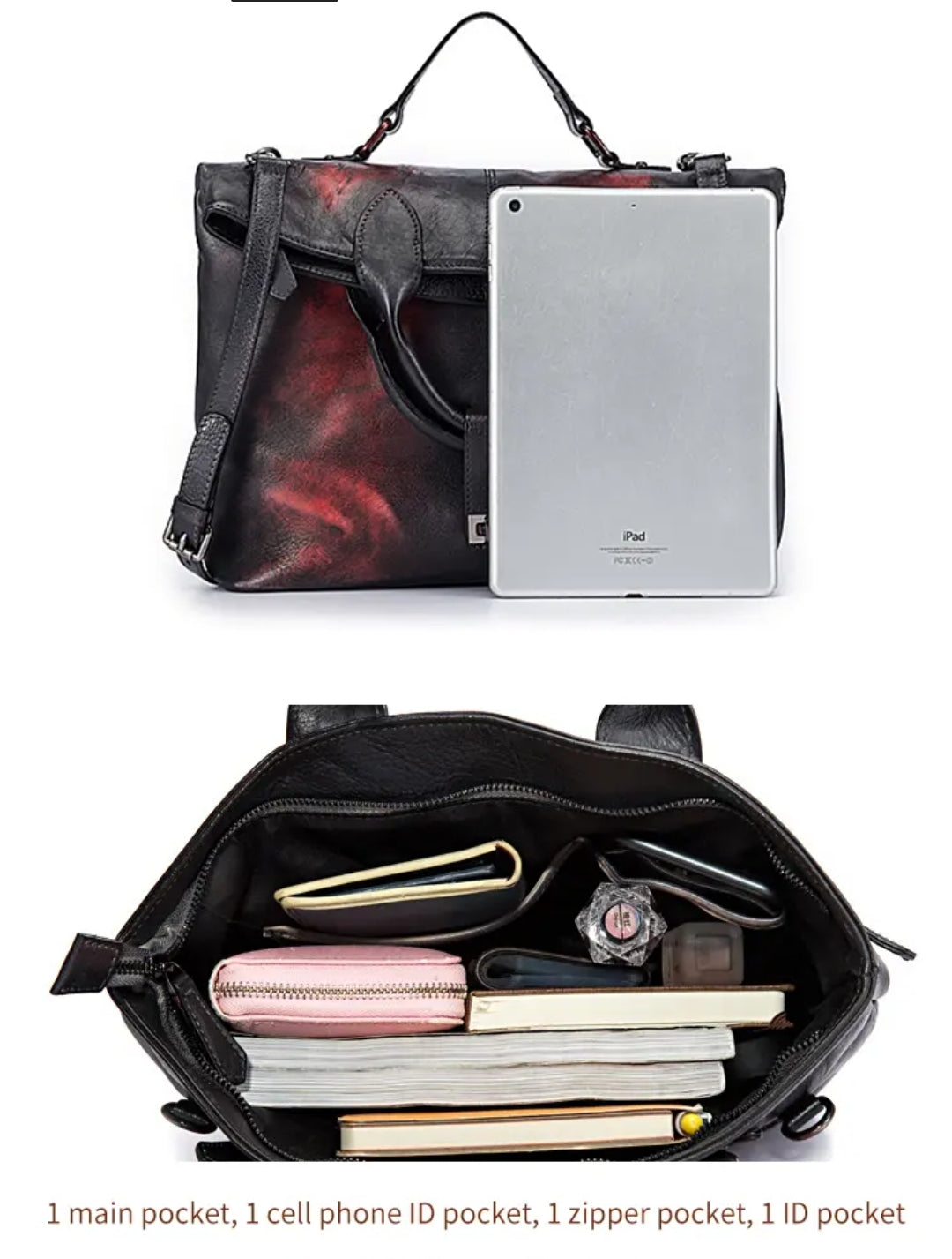 Alexine Luxury Genuine Leather Handbag