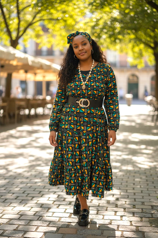 Frannie's Smocked Tiered Maxi Dress