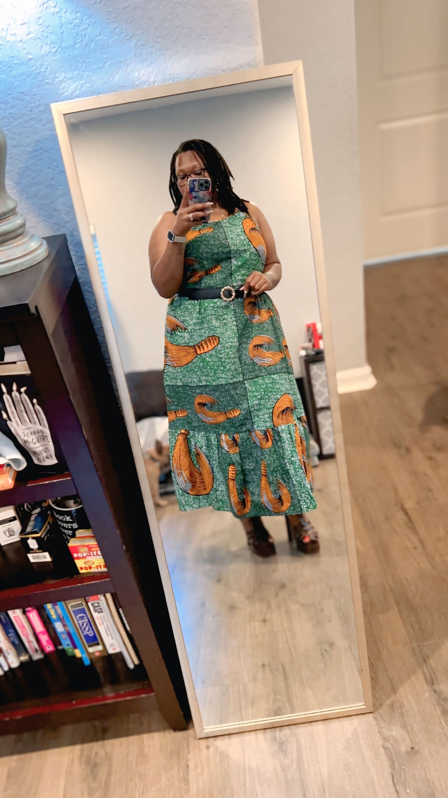 Kaibeh's African Print Maxi Dress Collection- Size:One Size Fits L - 2XL