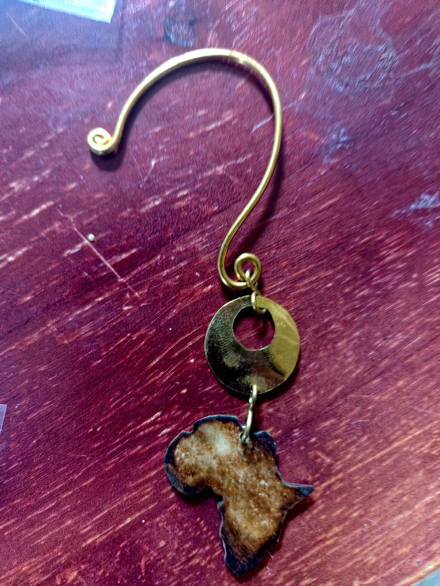 Hadiya Statement Ear Cuff – Handcrafted African Jewelry