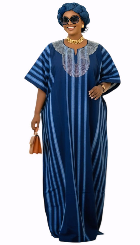 Makeda Midnight Majesty Kaftan – Luxury Rich Auntie Collection