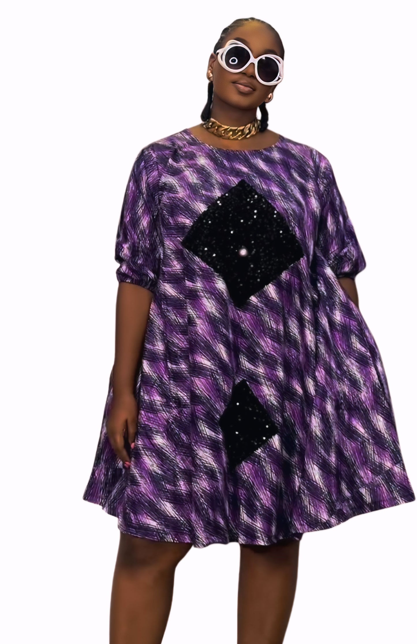 Yahden's Full Flared Swing Dress