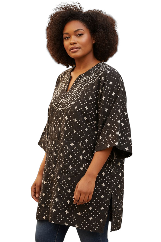 Unisex Mudcloth Kaftan
