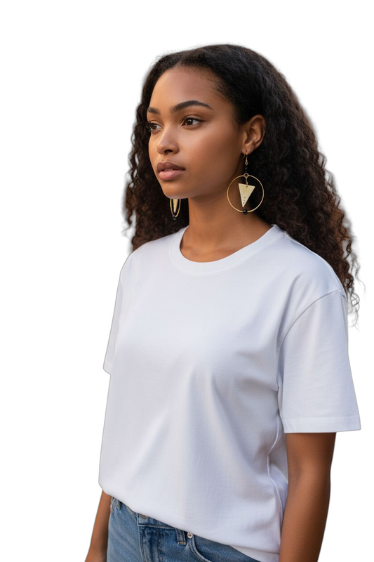 Brass and Bone Earrings Set D