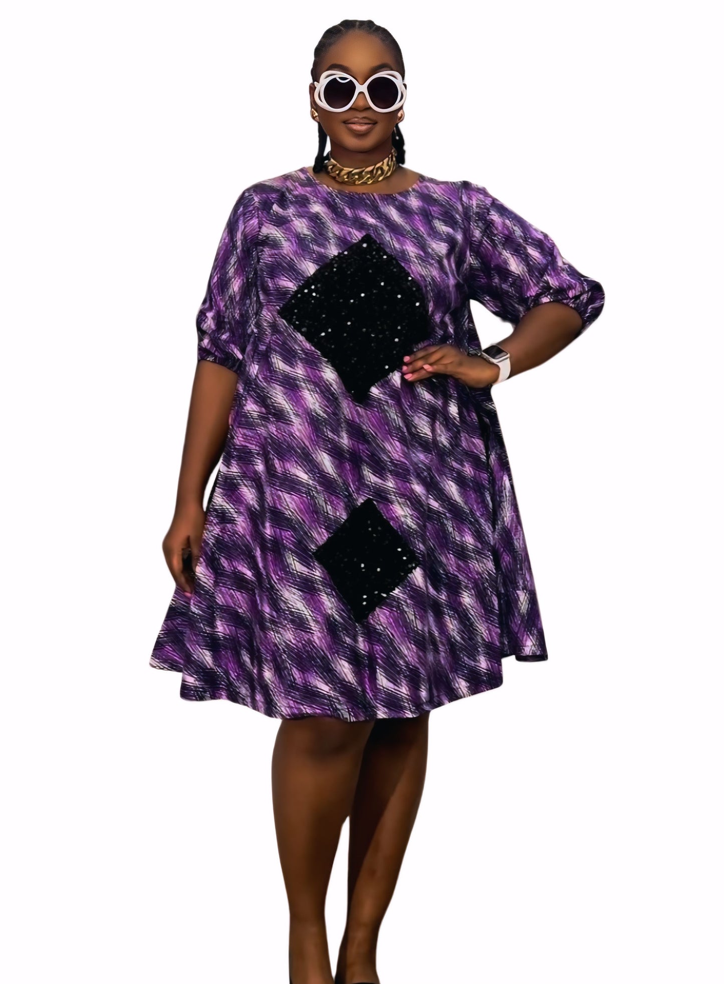 Yahden's Full Flared Swing Dress