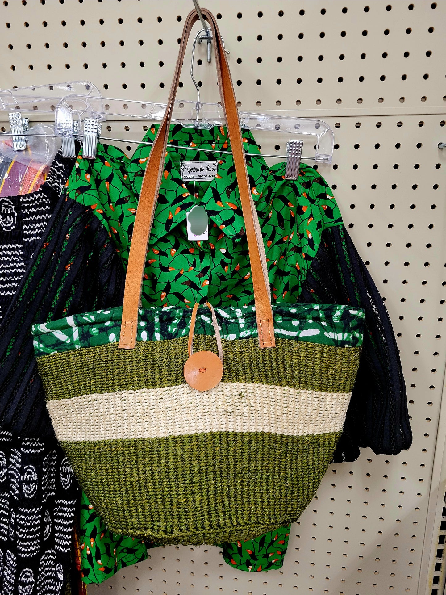 Yahden Sisal African Handbag - Handwoven Kenyan Kiondo Sisal Summer Bag
