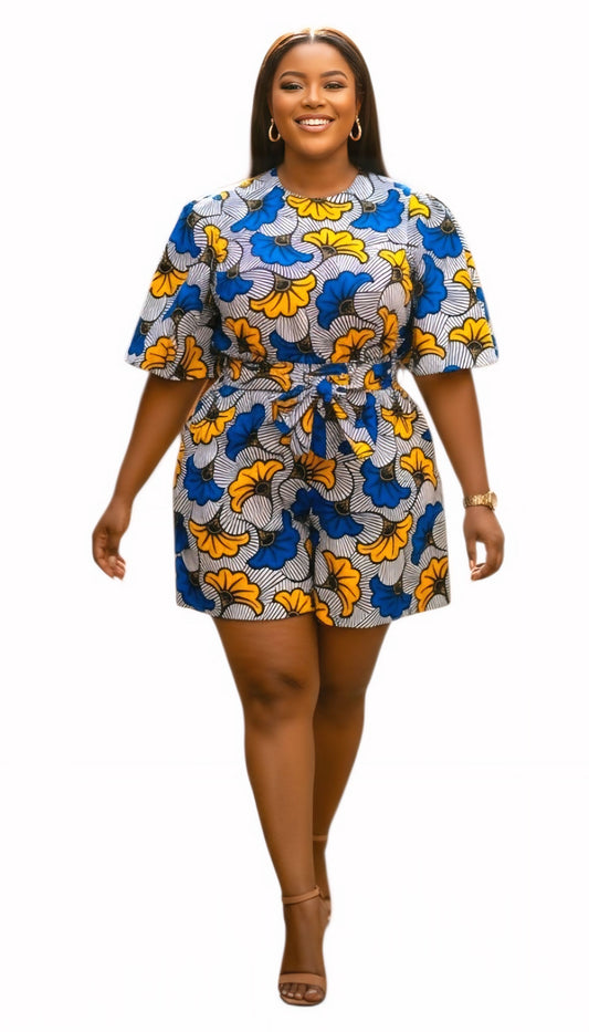 Nyota Ankara Summer Romper