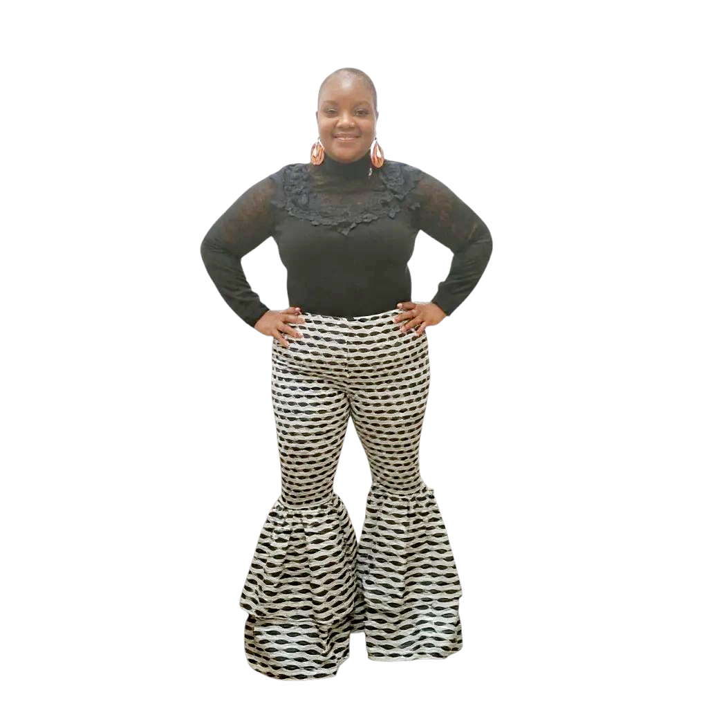 Yahden Ankara Trendy Flared Pants