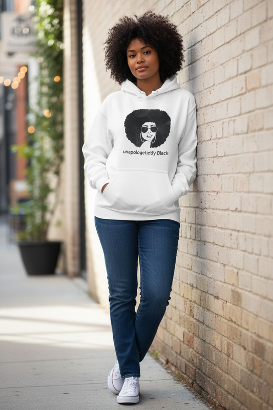 White Hoodie: Unapologetically Black