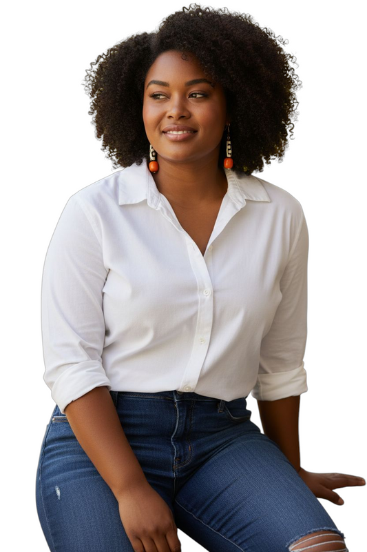 Tessa- Zoe Bone and Brass Earrings