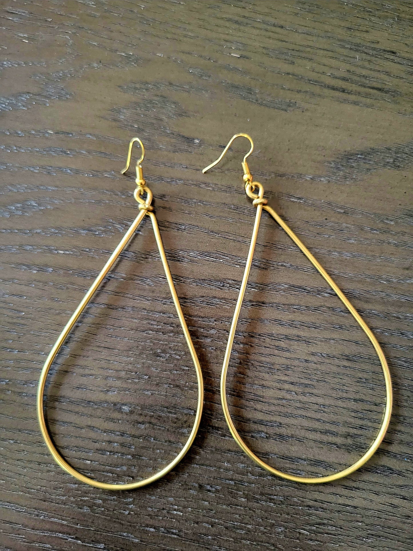 ZAHARA SPIRAL BRASS EARRINGS