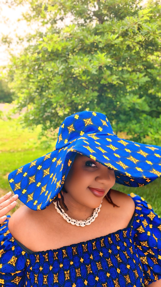 Yahden Large Ankara Hat - Bold and Beautiful!