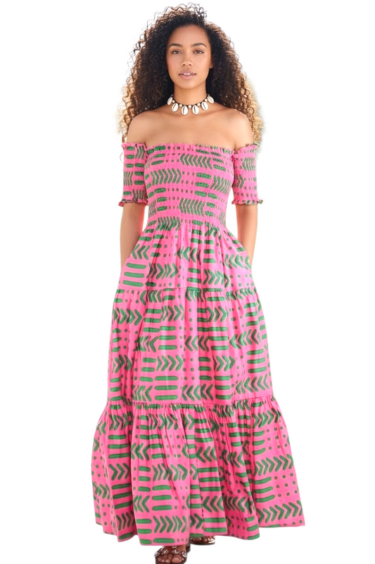 Nia Radiance Everyday Maxi Dress-Print D