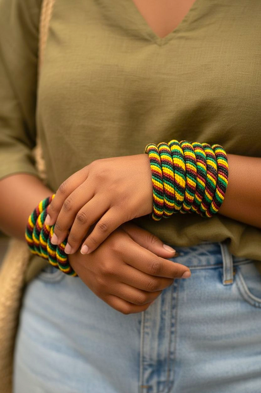 Freedom Day Masaai Beaded Bracelet Collection
