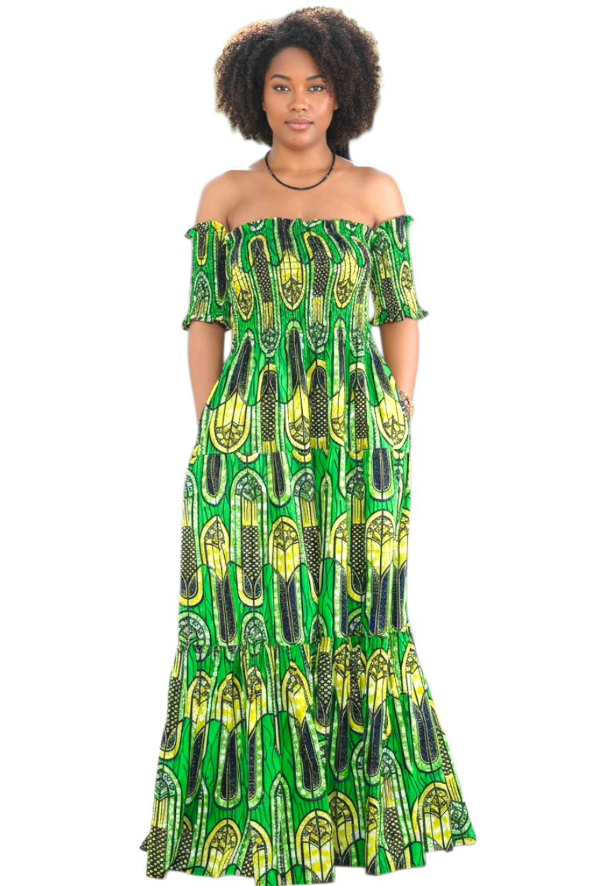 Nia Radiance Everyday Maxi Dress-Print G