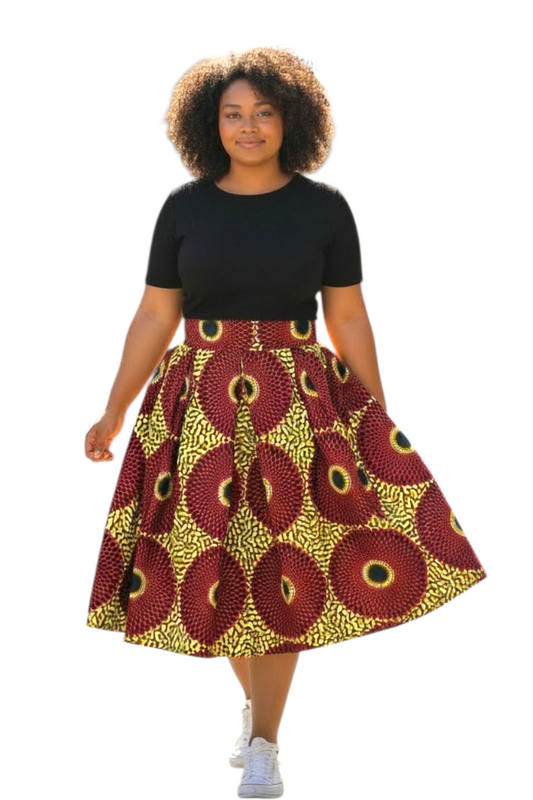 African Short Maxi Skirt African Dashiki Skirt African Skirt African Print Short Skirt African Style Maxi Skirt African Women's Skirt Wax