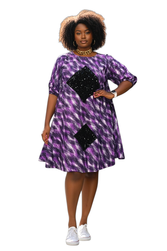 Yahden's Full Flared Swing Dress