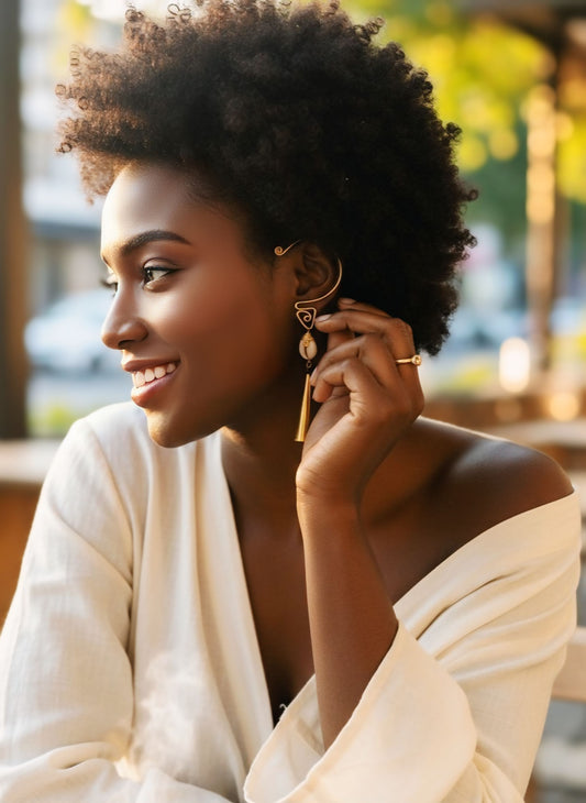 Yah'den Ear Cuff Collection – Handcrafted African Statement Jewelry