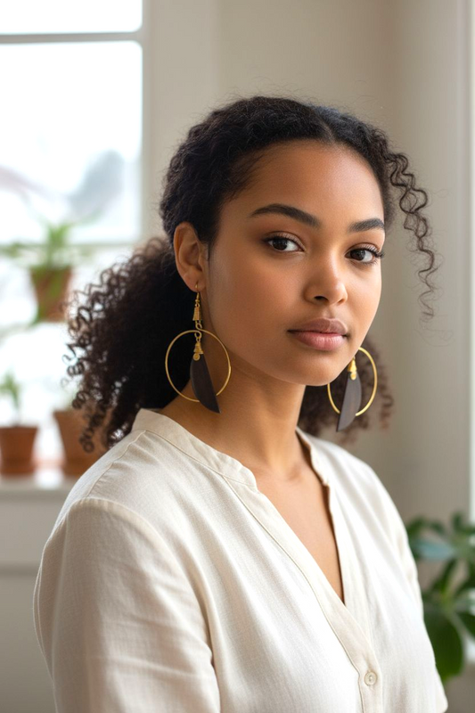 Kpatawee Falls Hoop Earrings
