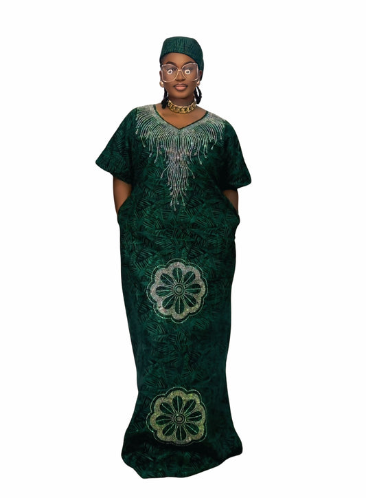 Ade's Rich Auntie Dress -Print A