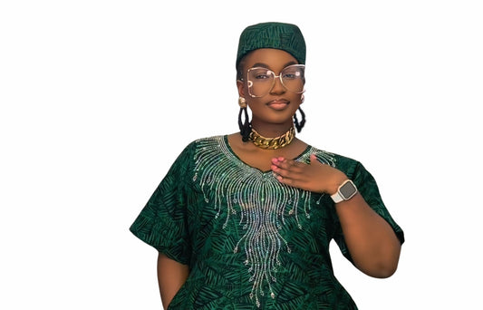 Ade's Rich Auntie Dress -Print A