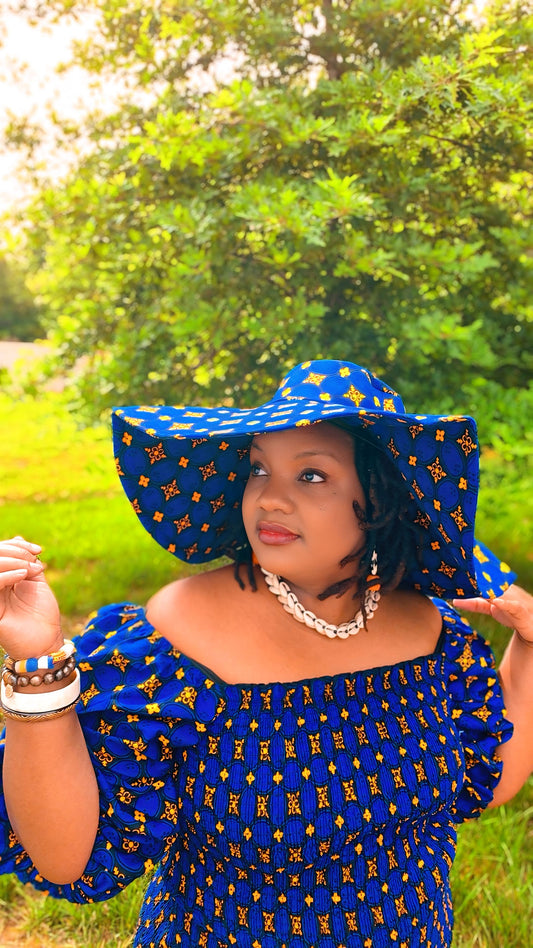Yahden Large Ankara Hat - Bold and Beautiful!