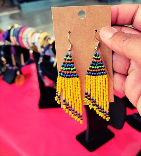 Maasai Earrings | Beaded Earrings | Zulu Jewelry