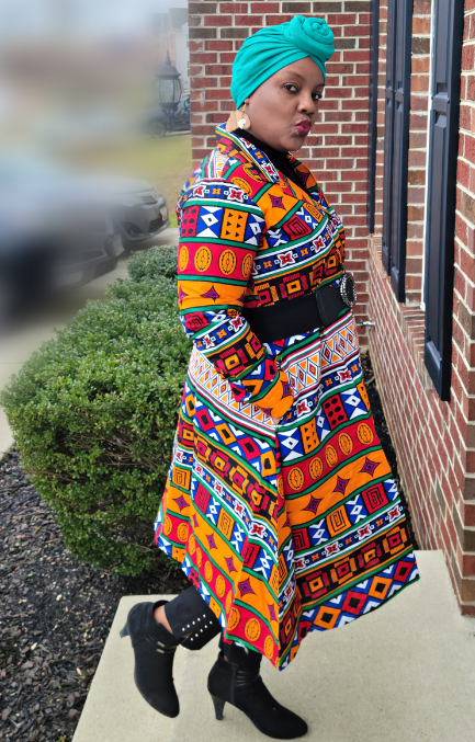 African Clothing For Women Plus Size | Multicolor Ankara Top | – Yah'den Enterprises, LLC