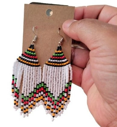 Maasai Earrings | Beaded Earrings | Zulu Jewelry