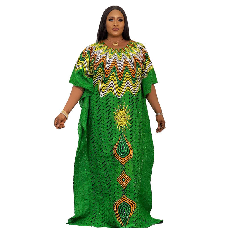 Luxury Abaya Kaftan Dress with Beading and Inner Iining/Dashiki Kaftan/Muslim Kaftan Abaya For Women