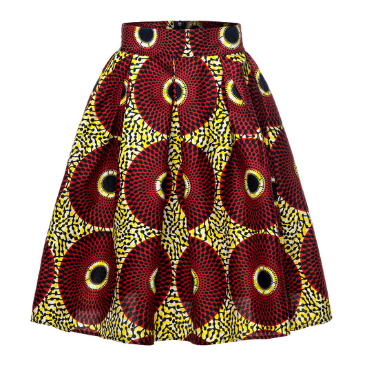 African Short Maxi Skirt African Dashiki Skirt African Skirt  African Print Short Skirt African Style Maxi Skirt African Women's Skirt Wax