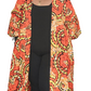 Ade's African Kimono Duster- Print D