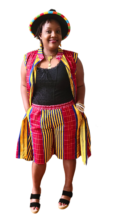 Ade's Ankara Short Pant Suit Set