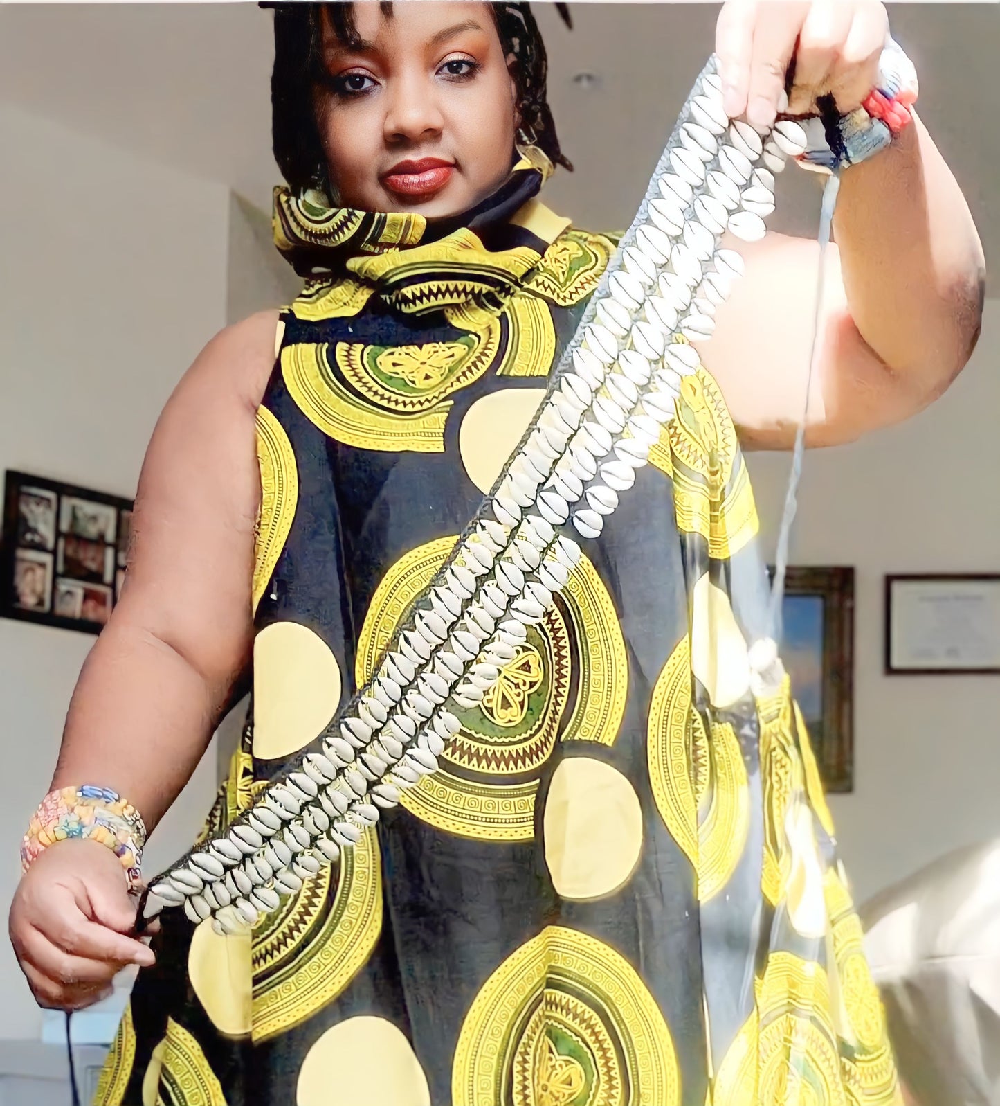 Yassa's Triple-Row Cowrie Shell Belt