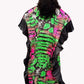 Yatta -Zoe Silk Boubou with Organza Ruffles-Color A