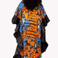 Yatta -Zoe Silk Boubou with Organza Ruffles-Color B