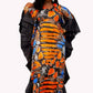 Yatta -Zoe Silk Boubou with Organza Ruffles-Color B