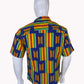 Togar Men's African Print Button-Up Shirt