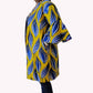 Ade's Ankara  Reversible Jacket with Two Sided Belt