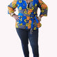 Frannie's Ankara Short Kimono Jacket Collection -Print A